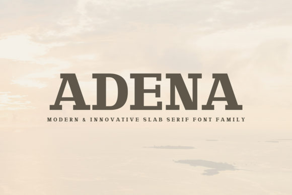 Adena Typeface for Modern Branding Projects