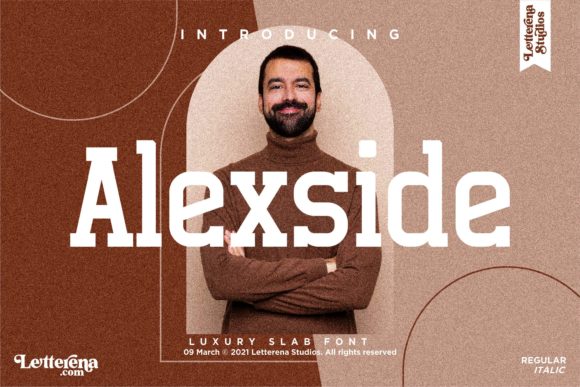 Alexside: The Bold Slab Serif Font for Crafters