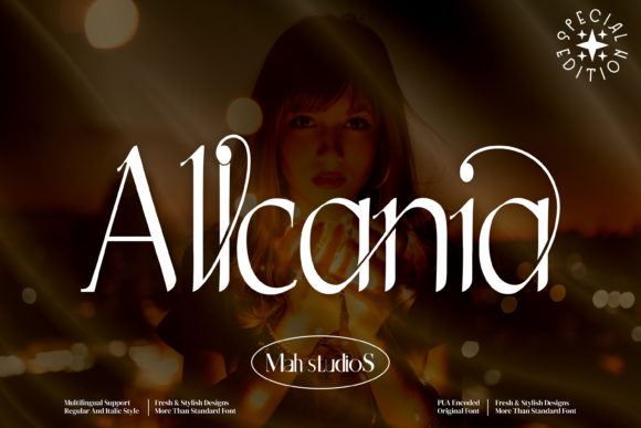 Allcania: A Stylish Slab Serif Font for Branding