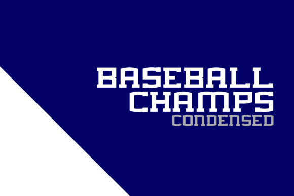 Baseball Champs Typeface for Bold Web Design