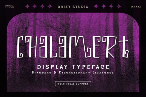 Chalamert Typeface Review for Spooky Branding
