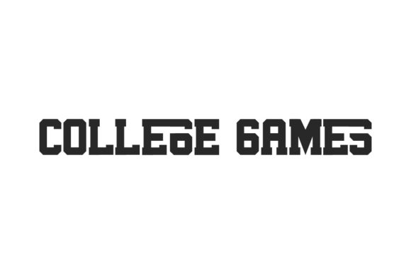 College Games Font for Bold Brand Identity