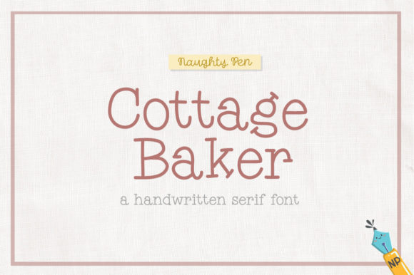 Cottage Baker: A Dainty Slab Serif Font for Editors