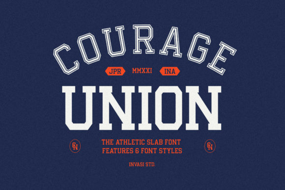 Courage Union: A Bold Slab Serif Font for Branding
