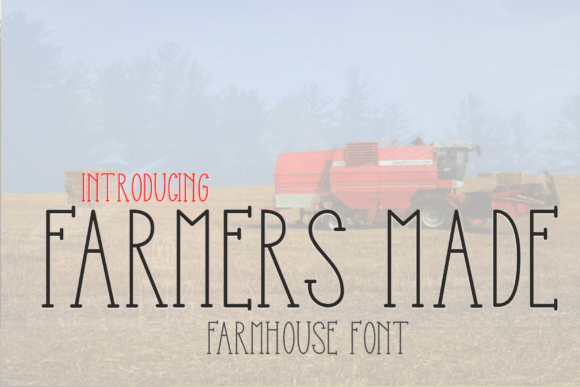 Farmers Made: A Refined Slab Serif Typeface