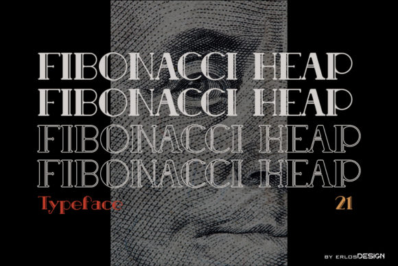Fibonacci Heap: A Vintage Slab Serif Typeface