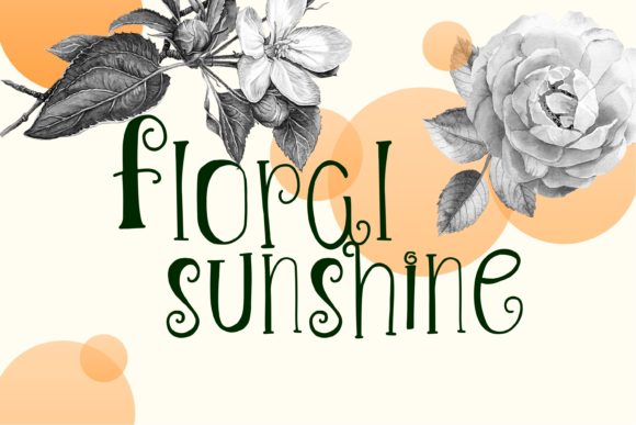 Floral Sunshine Typeface for Brand Growth