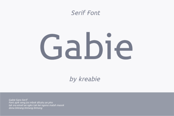 Gabie Font: Elevate Your Brand Identity