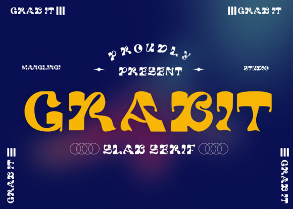 Grabit: The Bold Slab Serif Font for Crafters