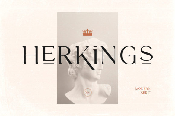 Herkings: A Modern Slab Serif Font for Branding