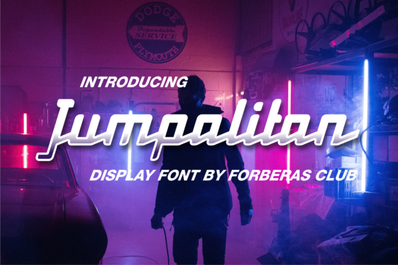 Jumpalitan Font for Futuristic Editorial Design