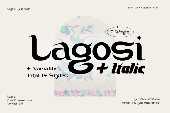 Lagosi: A Pointed Slab Serif Typeface for Digital Design