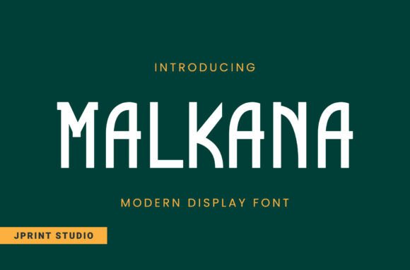 Malkana: A Slab Serif Font for Bold Branding