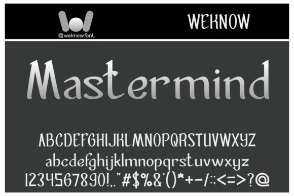 Mastermind Font: Elevate Your Craft Designs