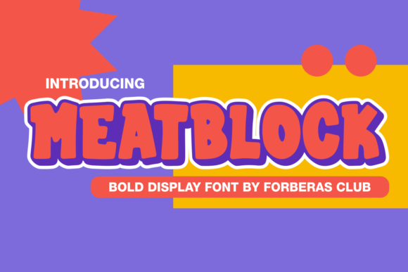 Meatblock Font: Bold Slab Serif for Digital Impact