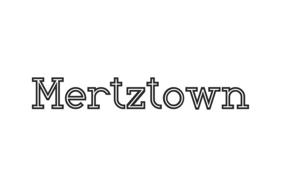 Mertztown: A Classic Slab Serif Typeface