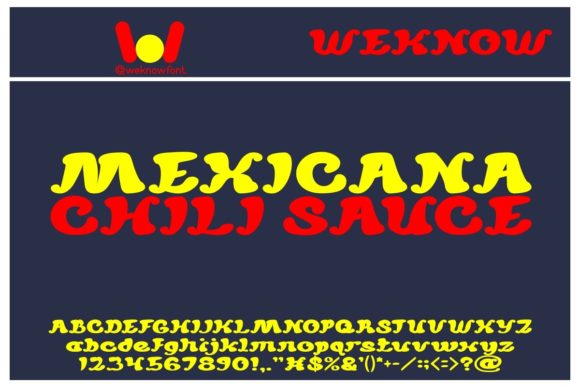 Mexicana Chili Sauce: A Bold Slab Serif for Branding