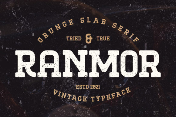 Ranmor: A Bold Slab Serif Font for Branding