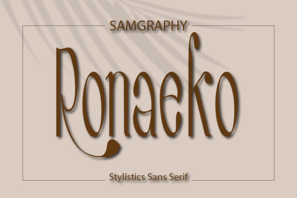 Ronaeko: The Elegant Slab Serif Font for Modern Brands