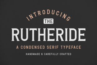 Rutheride: A Vintage Slab Serif Typeface for Bold Campaigns