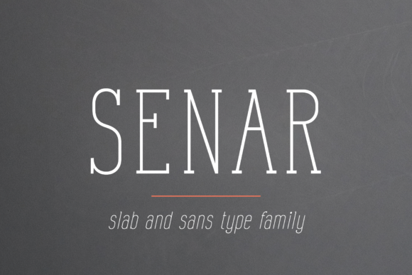 Senar: A Thin Slab Serif Typeface for Modern Editorial Design