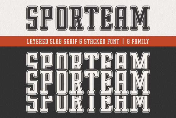 Sporteam: A Vintage Slab Serif Font for Editorial Design