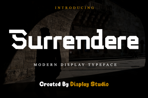 Surrendere Font for Modern Web Design