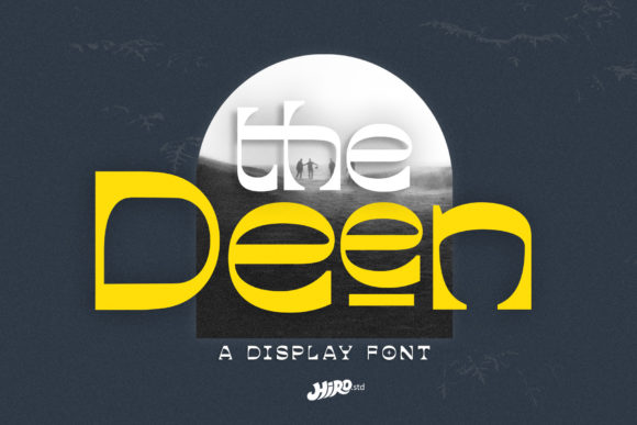 The Deen Font: Modern Slab Serif for Bold Campaigns
