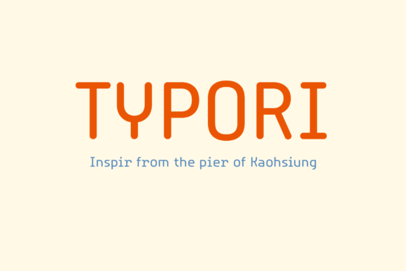 Typori: A Rounded Slab Serif Font for Modern Makers