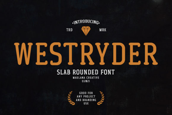 Westryder: A Vintage Slab Serif Font for Makers